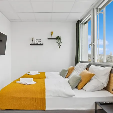 アパート Urban Havn - 6 Mit Anbindung Fuer Bis Zu 34 Personen ドライアイヒ