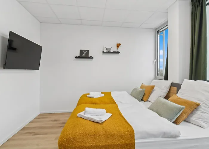 Апартаменты Urban Havn - 6 Mit Anbindung Fuer Bis Zu 34 Personen Драйайх