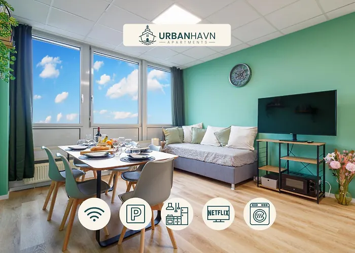 Апартаменты Urban Havn - 6 Mit Anbindung Fuer Bis Zu 34 Personen